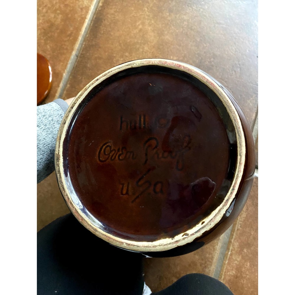 Brown Vintage Cooking Pot or Candy Jar with Lid - Picture 8 of 8